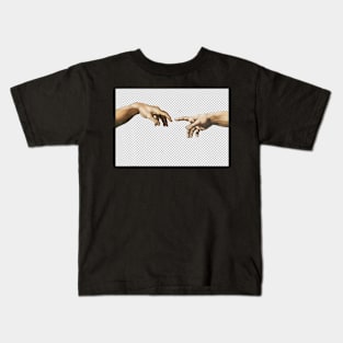 Art History Shirt The Creation Of Adam Aesthetic Tee Kids T-Shirt